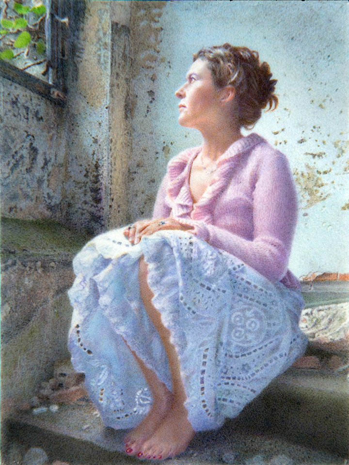 Michael Coe - Woman with silver necklace